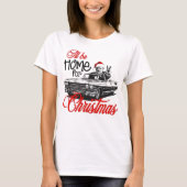 Ik kom met Kerstmis thuis T-shirt (Voorkant)