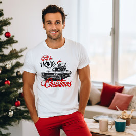 Ik kom met Kerstmis thuis T-shirt