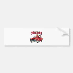 Ik kom met Kerstmis thuis Trump Won Verkiezing 202 Bumpersticker