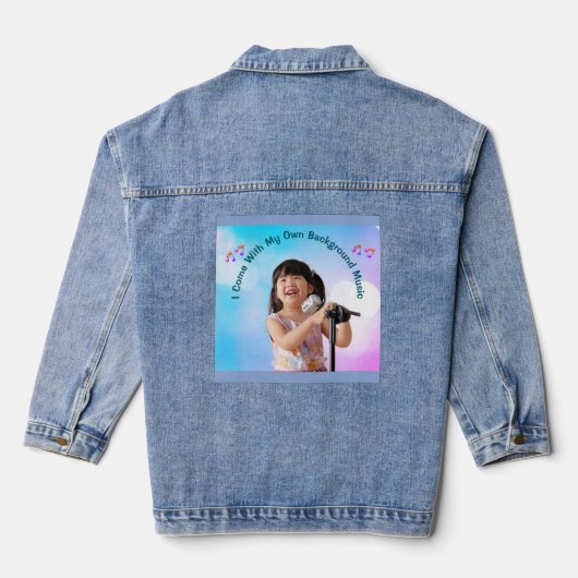 Ik Kom Met Mijn Eigen Muziek Denim Jacket (Achterkant)