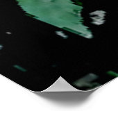 Ik kom naar de tuin alleen Floral Poster (Hoek)