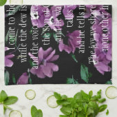 Ik kom naar de tuinbouwal theedoek (Gevouwen)