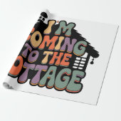 Ik kom naar het huisje cadeaupapier (Uitgerold)