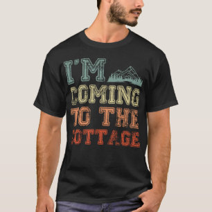 Ik kom naar het huisje grappige hockey t-shirt