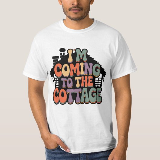 Ik kom naar het huisje t-shirt (Voorkant)