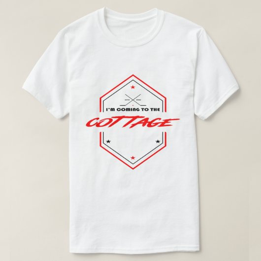 IK KOM NAAR HET HUISJE T-SHIRT (Design voorkant)