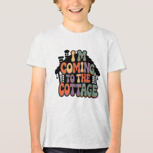 Ik kom naar het huisje Tri-Blend shirt