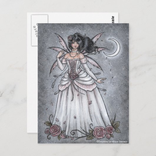 Ik kom naar je Fairy Briefkaart (Voorkant / Achterkant)