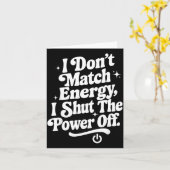 Ik Kom Niet Overeen Met Energie Ik Zet De Wer Uit  Kaart (Gele Bloem)