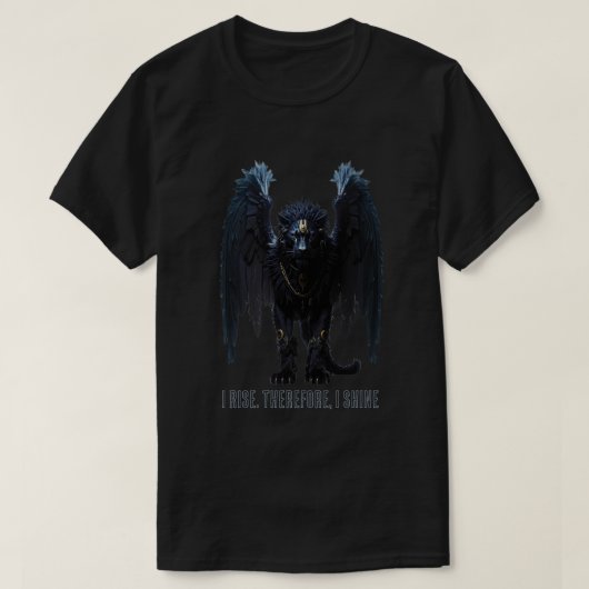 Ik kom op. Daarom schijn ik 001a T-Shirt (Design voorkant)