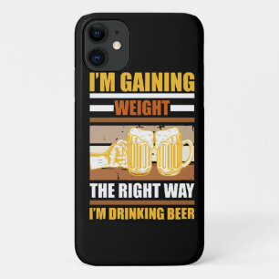 Ik kom op de juiste manier aan Ik drink bier Case-Mate iPhone Case