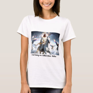 Ik kom op een wit paard t-shirt