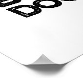 Ik kom op voor je genoeg deeke grappige snoepbroek poster (Hoek)