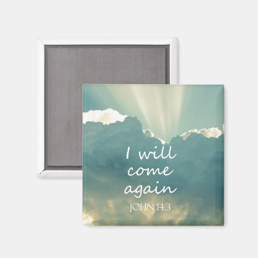 Ik kom opnieuw Bijbelversie Magneet (Voorkant / Achterkant)