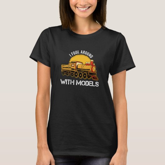Ik kom rond met modellen Railroad Speelgoed Ho Sca T-shirt (Voorkant)
