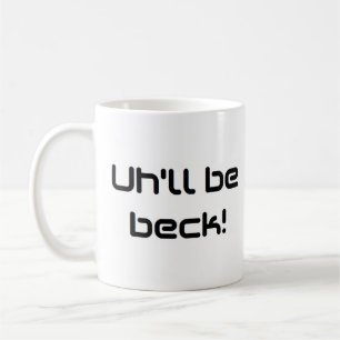 Ik kom terug. koffiemok