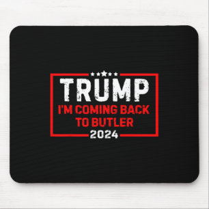 Ik kom terug naar Butler Trump Fight 2024 Amerikaa Muismat
