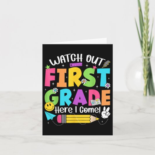 Ik kom terug naar school 1 kaart (Voorkant)