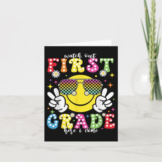 Ik kom terug naar school 1 kaart (Voorkant)