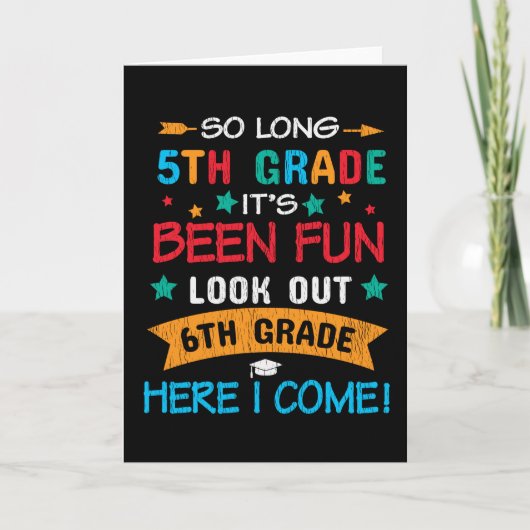 Ik kom terug naar school Kinderen. Kaart (Voorkant)