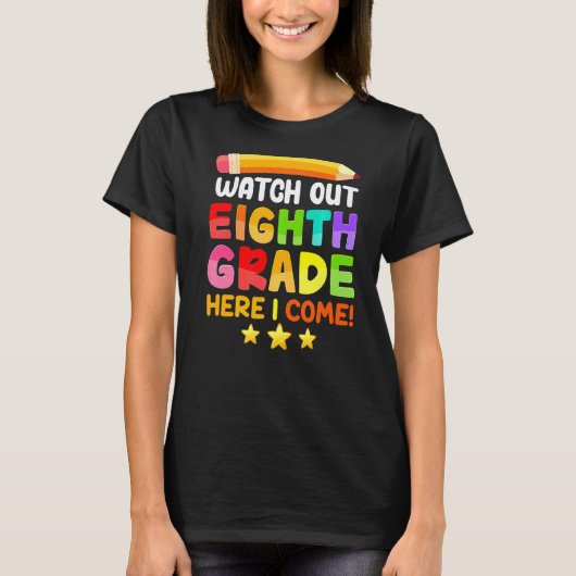 Ik kom terug naar school. t-shirt (Voorkant)