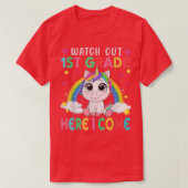 Ik kom terug naar school Uni. T-shirt (Design voorkant)