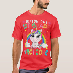 Ik kom terug naar school Uni. T-shirt