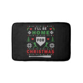 Ik kom thuis voor kersthonkbal, lomp kerst. badmat (Voorkant)