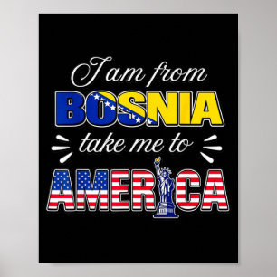 Ik kom uit Bosnië, neem me mee naar Amerika  Poster