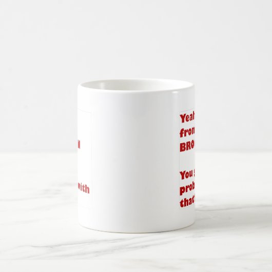 Ik kom uit Brooklyn Koffiemok (Center)