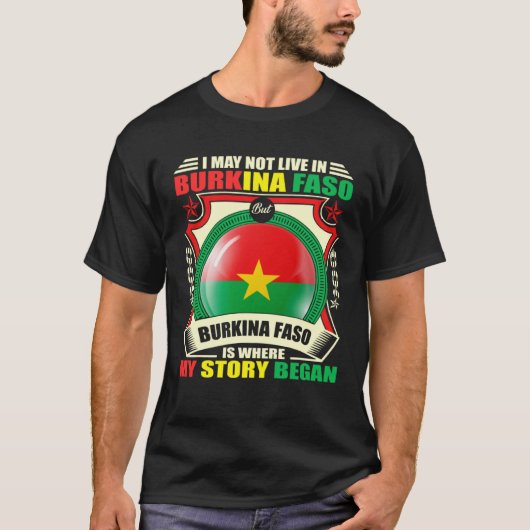 Ik kom uit Burkina Faso T-shirt (Voorkant)