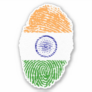 Ik kom uit India Sticker