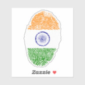 Ik kom uit India Sticker (Vel)