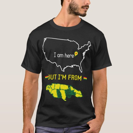 Ik kom uit Jamaica T-shirt (Voorkant)