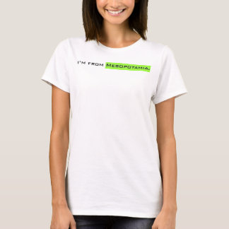Ik kom uit Mesopotamia. T-shirt