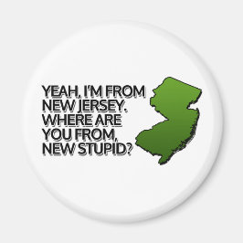 Ik kom uit New Jersey. Magneet