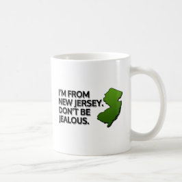 Ik kom uit New Jersey. Wees niet jaloers. Koffiemok