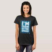 Ik kom uit Otter Space - grappig otter design T-shirt (Voorkant volledig)