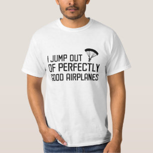 Ik kom uit perfect goede vliegtuigen t-shirt