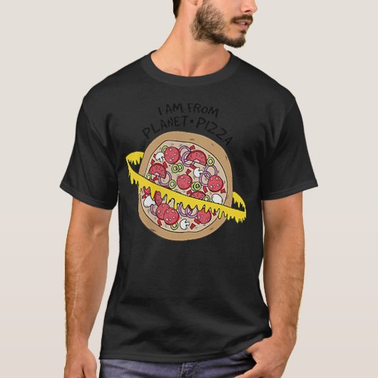 Ik kom uit pizza's, Pizza Planet T-shirt (Voorkant)