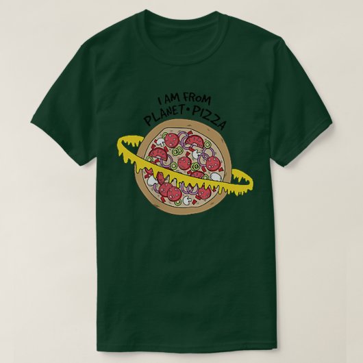Ik kom uit pizza's, Pizza Planet T-shirt (Design voorkant)