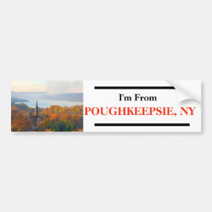 Ik kom uit POUGHKEEPSIE, NY Bumpersticker