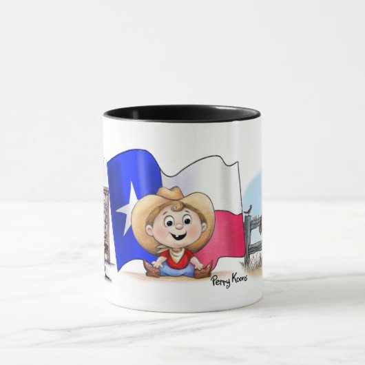 Ik kom uit Texas! Mok (Midden)