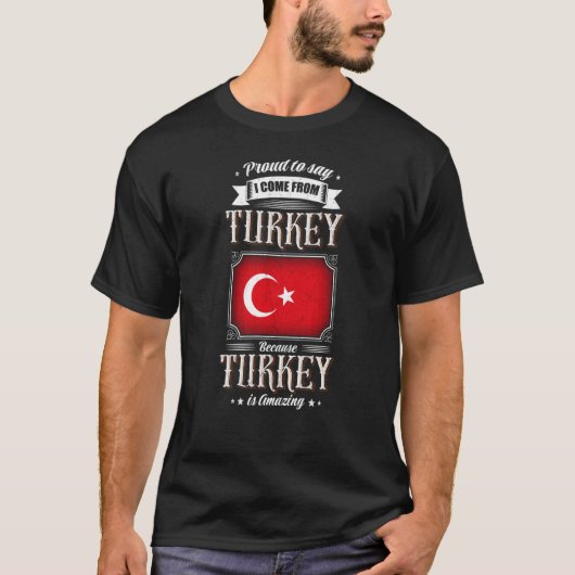Ik kom uit Turkije T-shirt (Voorkant)