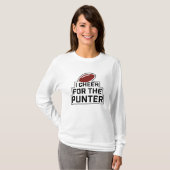 Ik kom voor de Punter. T-shirt (Voorkant volledig)