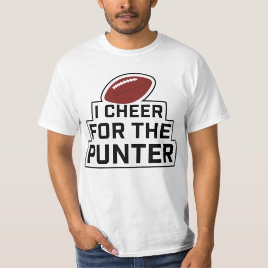 Ik kom voor de Punter. T-shirt (Voorkant)