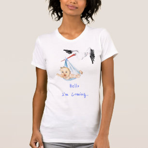 Ik kom...  Winkeldragende Baby - Tekst toevoegen T-shirt