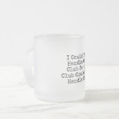 Ik kon de club niet bedienen van Mok (Voorkant links)