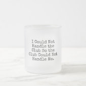 Ik kon de club niet bedienen van Mok (Center)