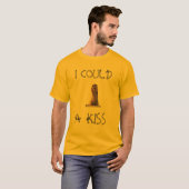 IK KON EEN KISS "GOPHER" T-SHIRT (Voorkant volledig)